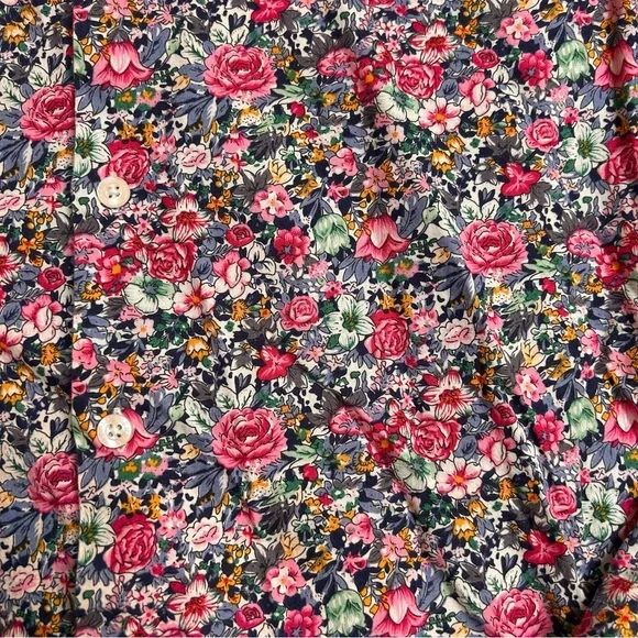 Grand Frank slim fit floral button down Size 16.5 41/42 - Picture 3 of 7